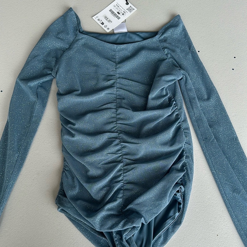 Zara girls bodysuit NWT